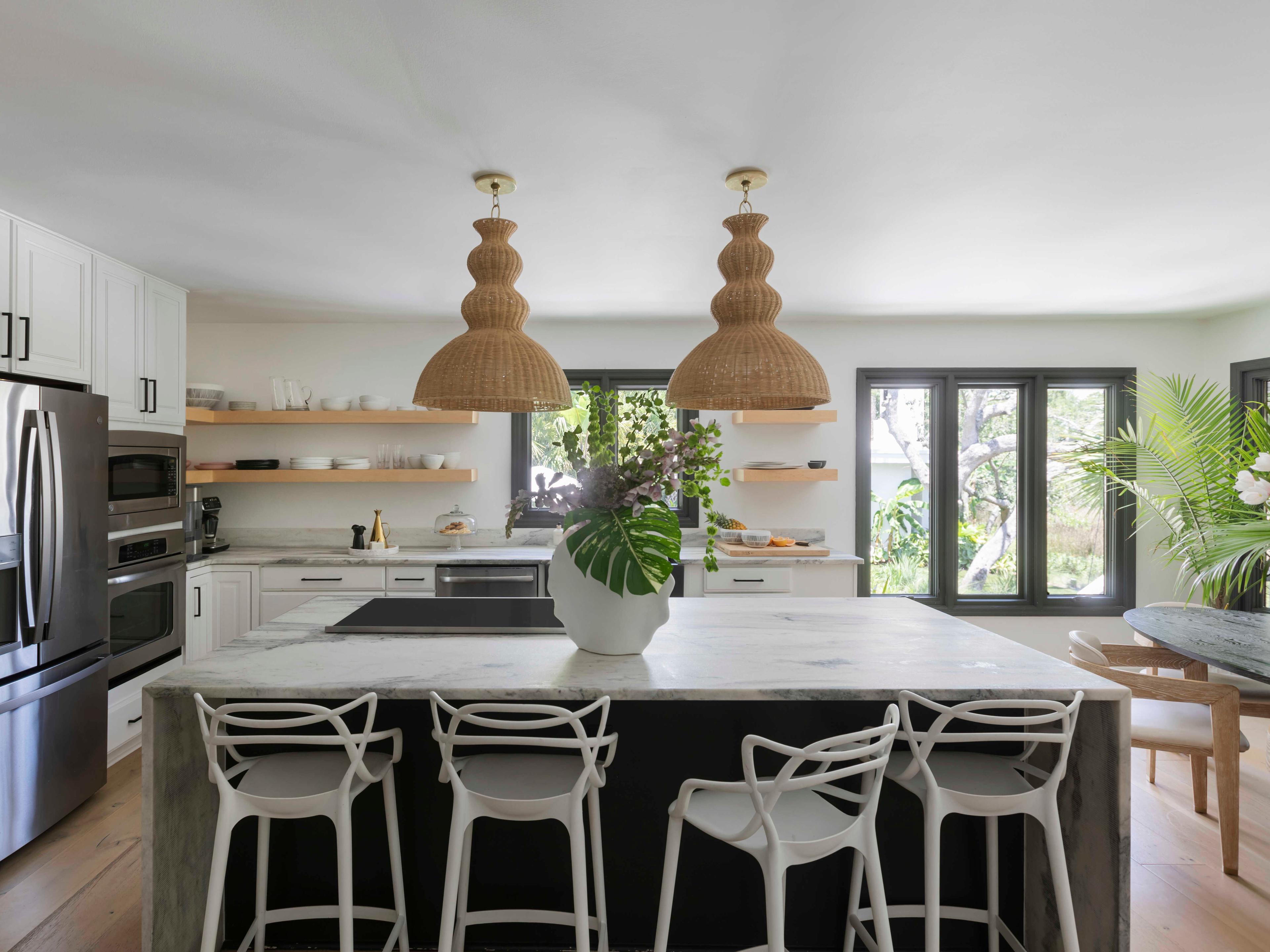 Mitzi Mayla 1-Light Aged Brass Geometric Pendant