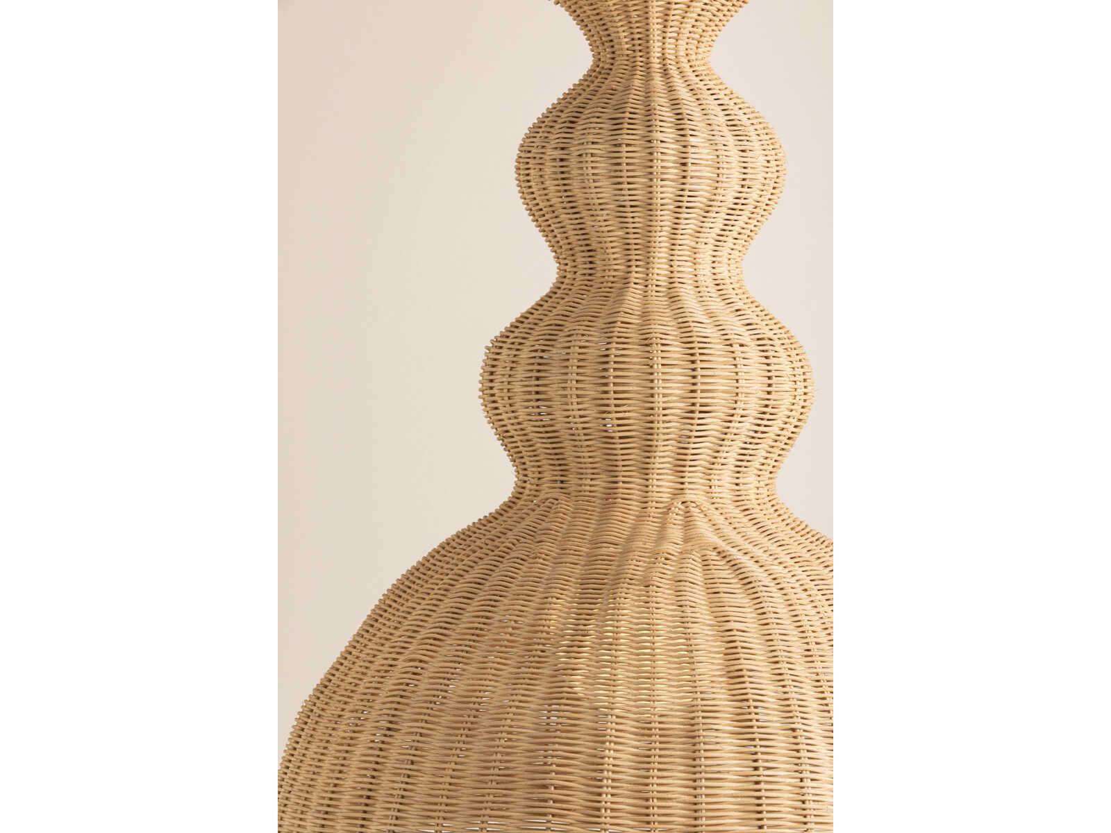 Mitzi Mayla 1-Light Aged Brass Brown Geometric Pendant