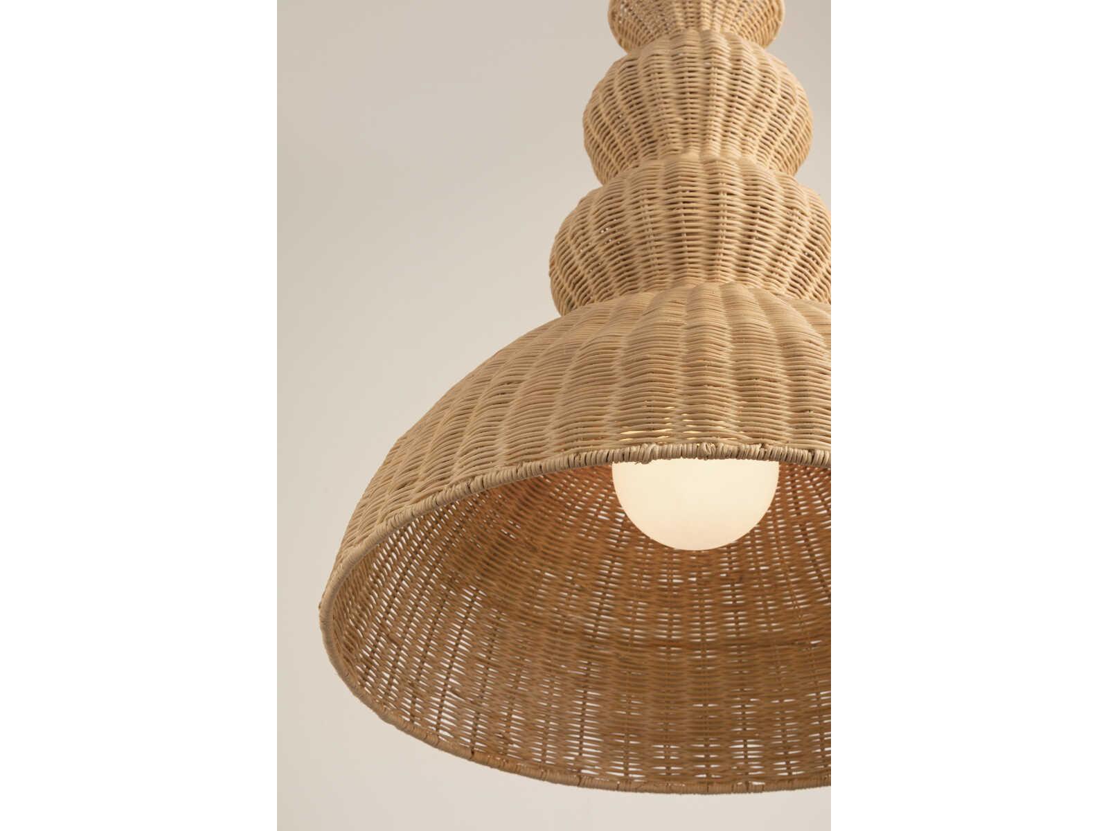 Mitzi Mayla 1-Light Aged Brass Brown Geometric Pendant