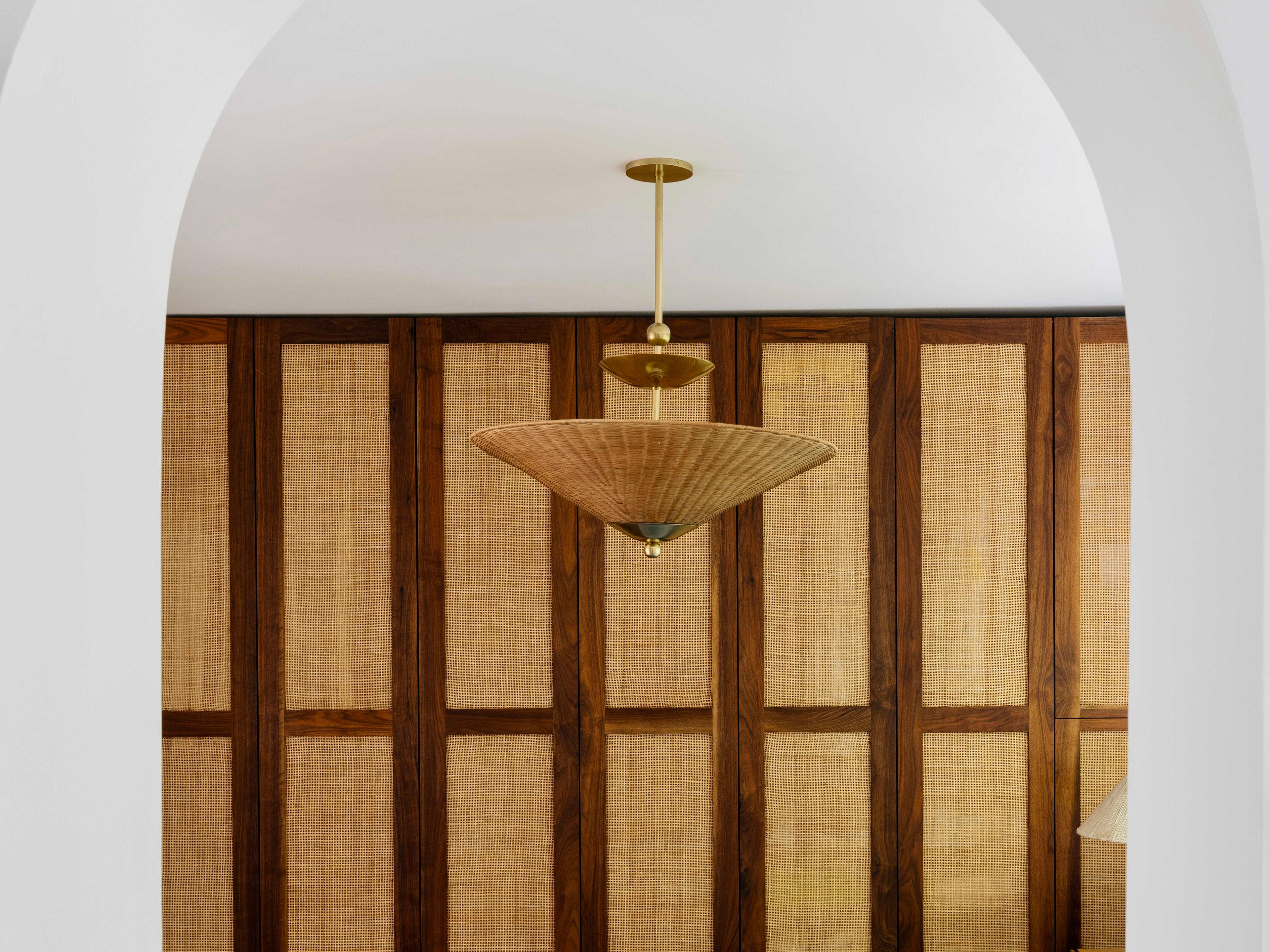 Mitzi Perilla 1-Light Aged Brass Geometric Pendant