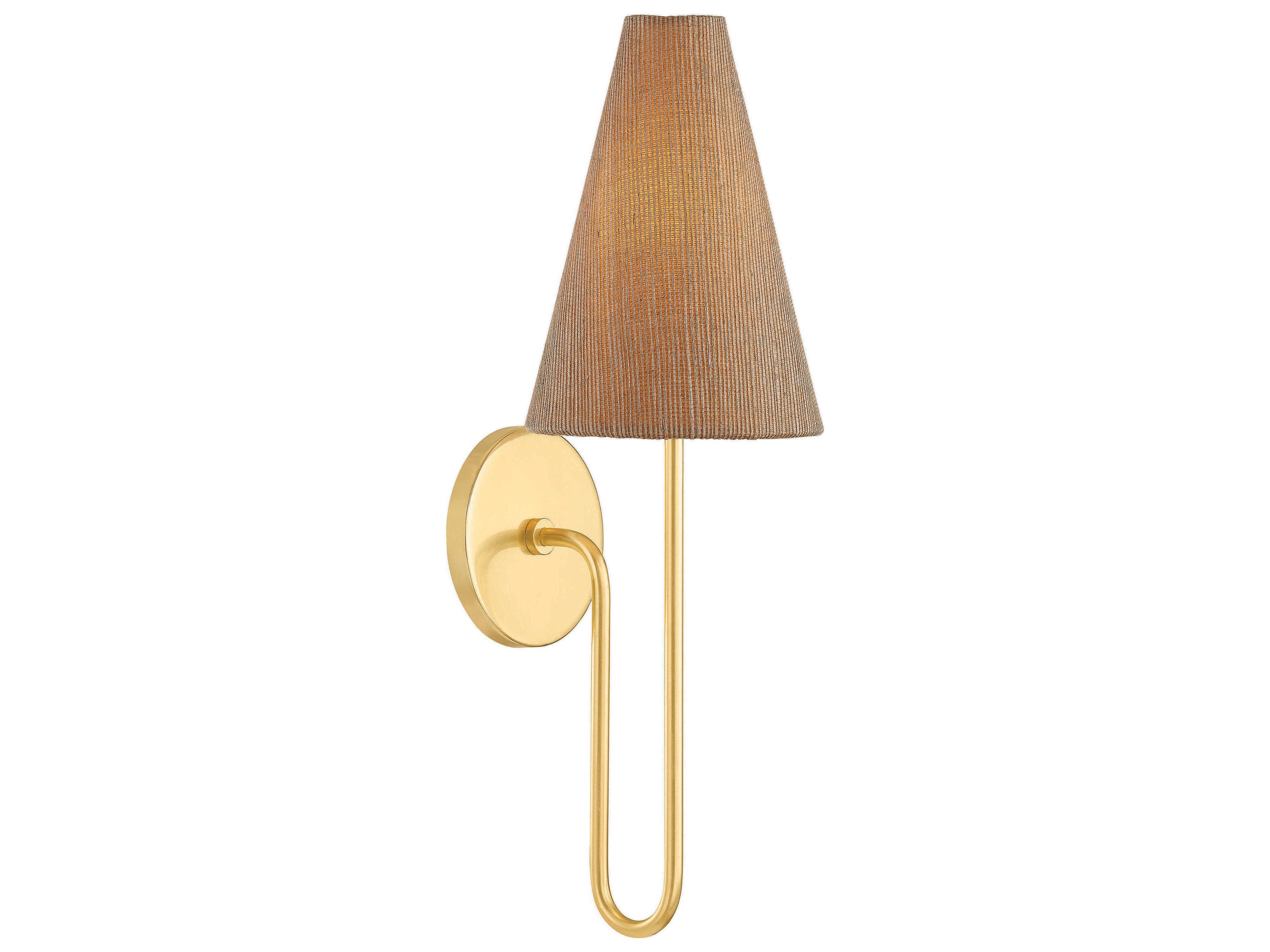 Mitzi Jessel 1-Light Aged Brass Wall Sconce