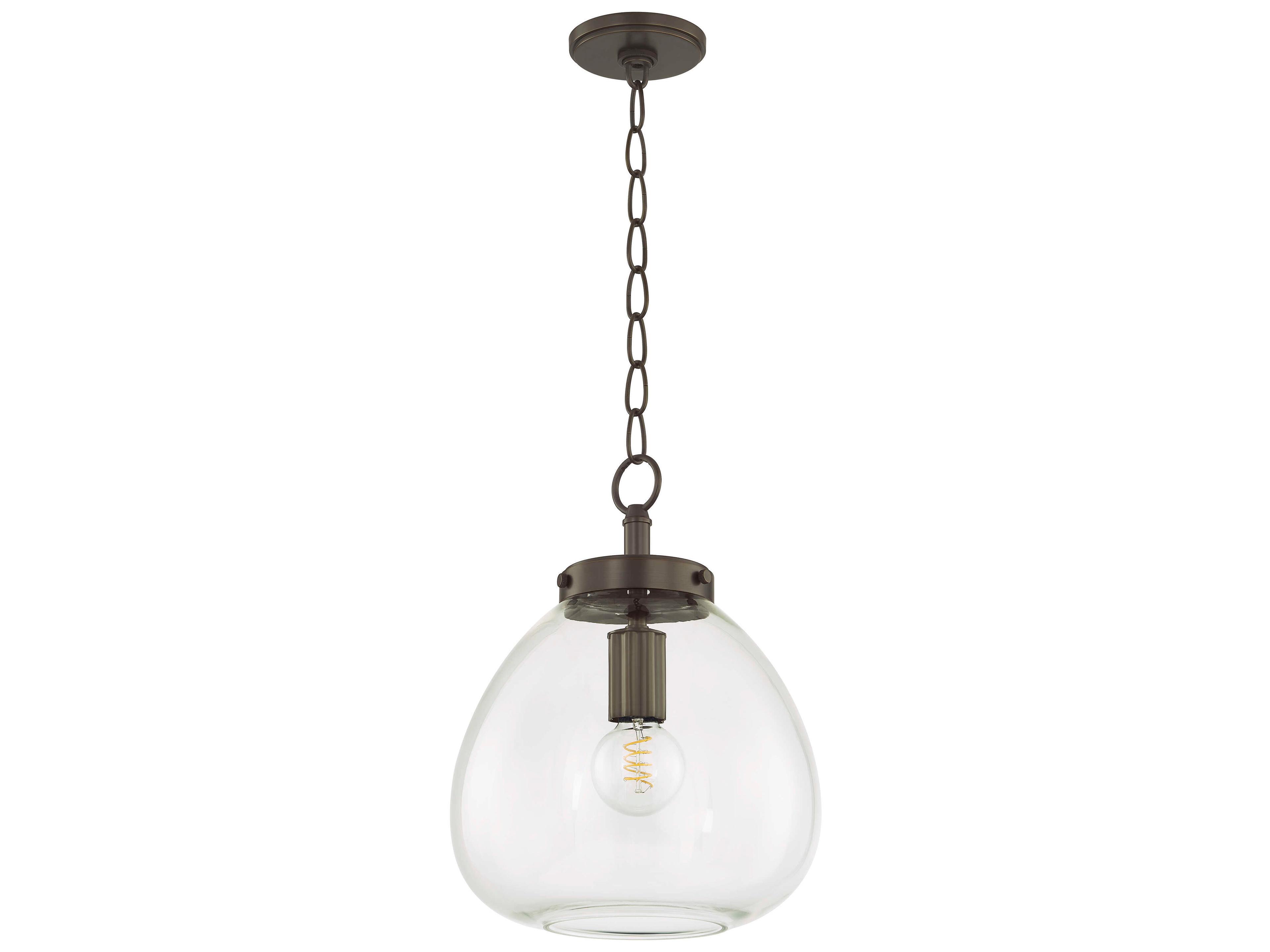 Mitzi Della 1-Light True Bronze Mini Pendant