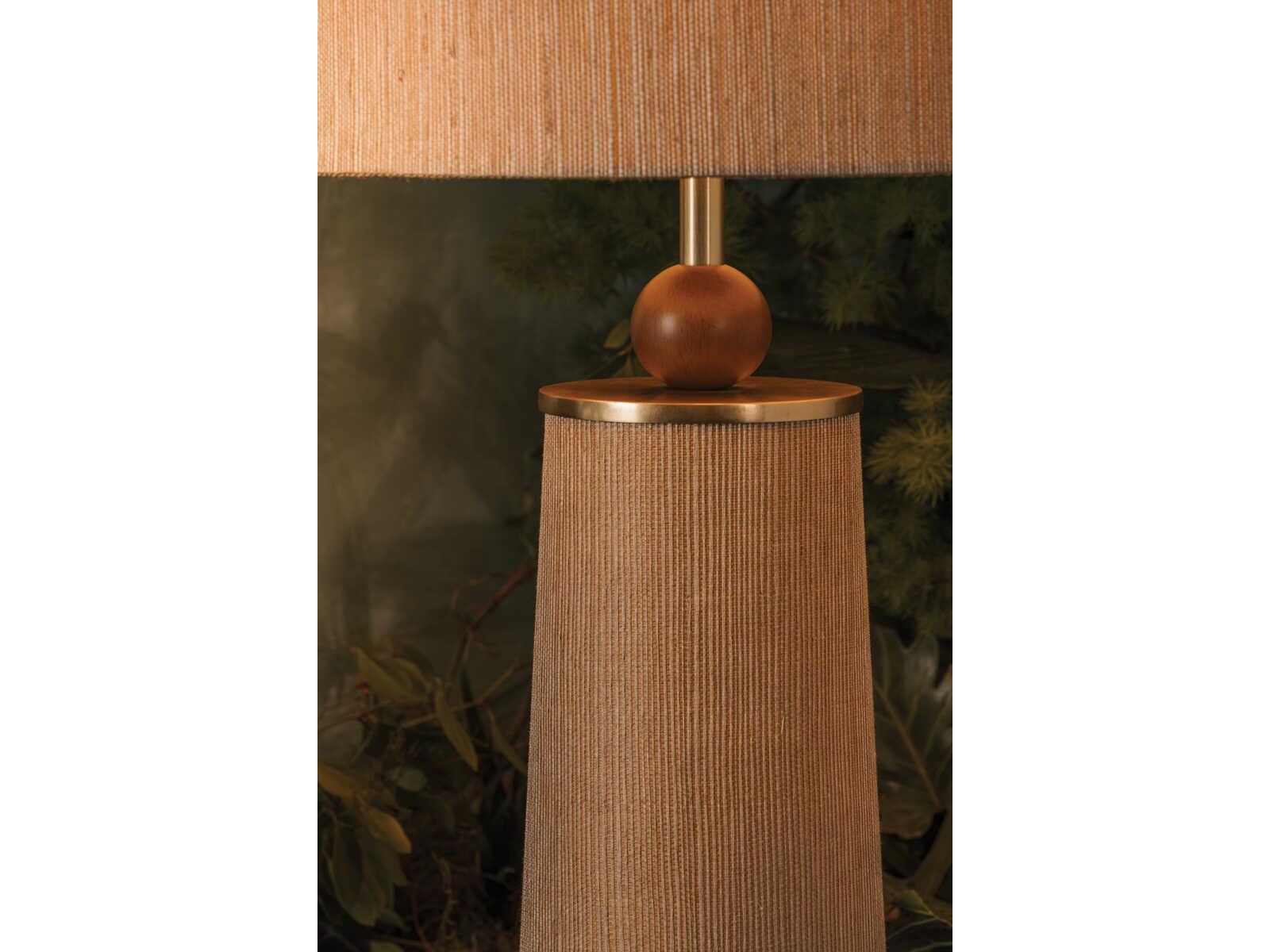 Mitzi Mandy Cheng January Aged Brass Brown Buffet Lamp