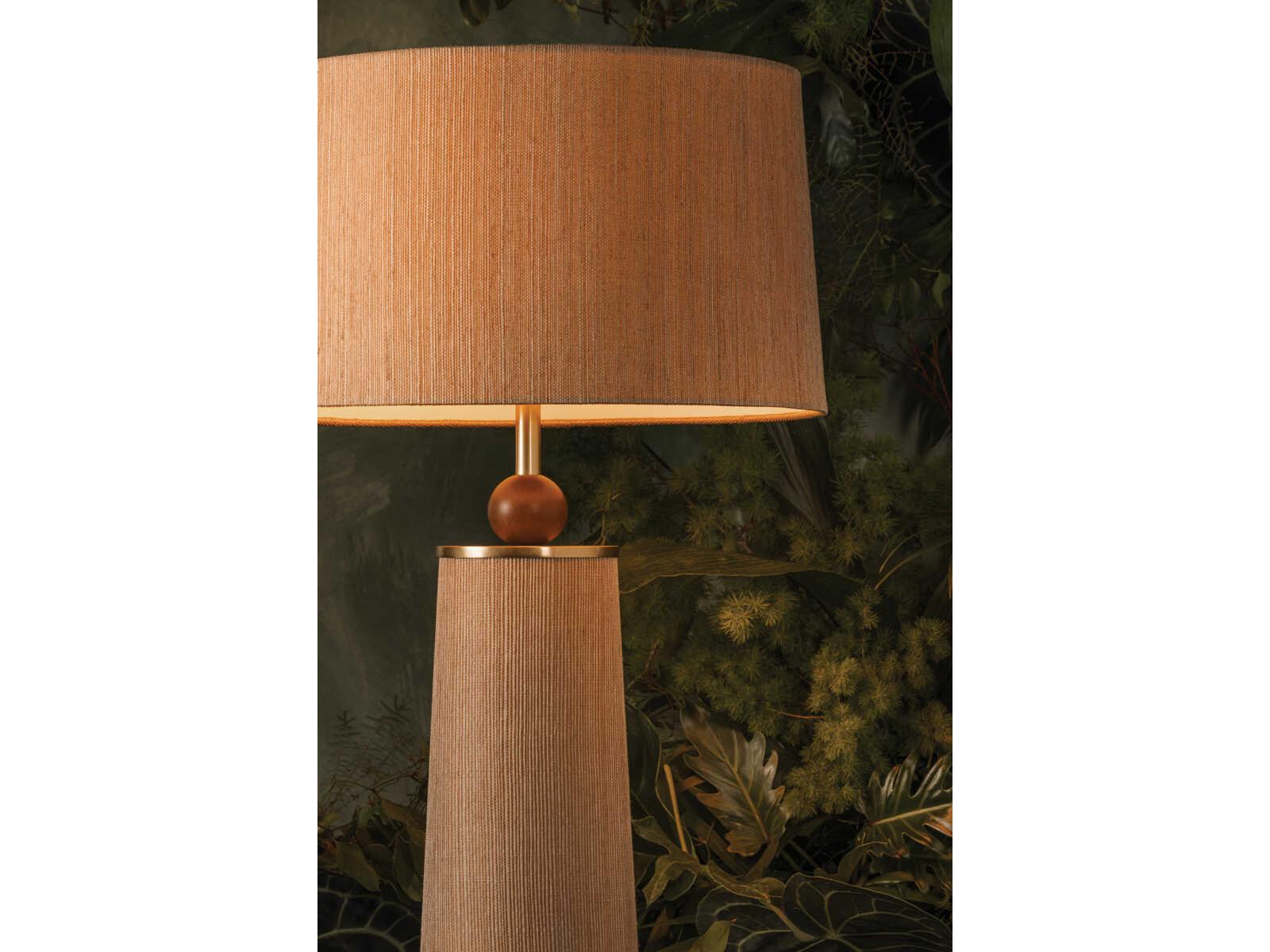Mitzi Mandy Cheng January Aged Brass Brown Buffet Lamp