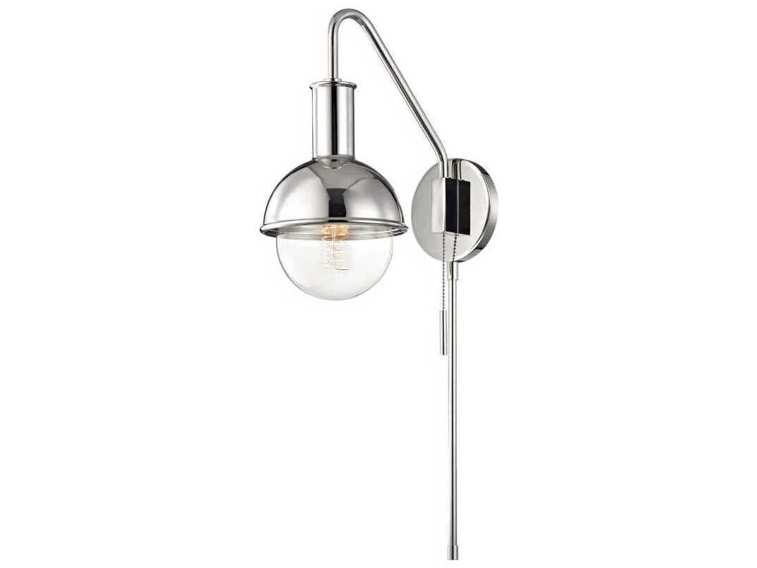 Mitzi Riley 1-Light Polished Nickel Wall Sconce