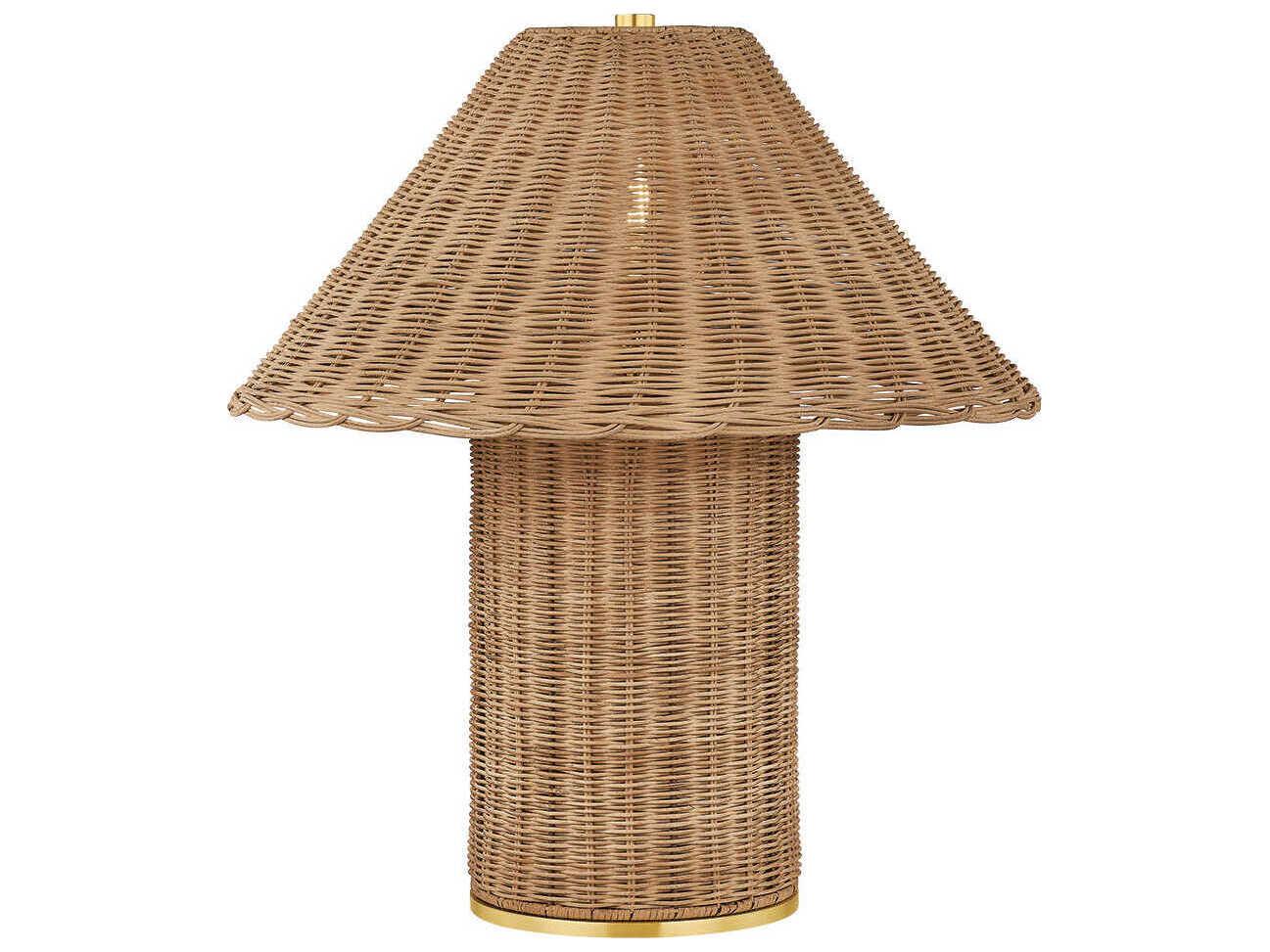 Mitzi Jeanette Aged Brass Table Lamp