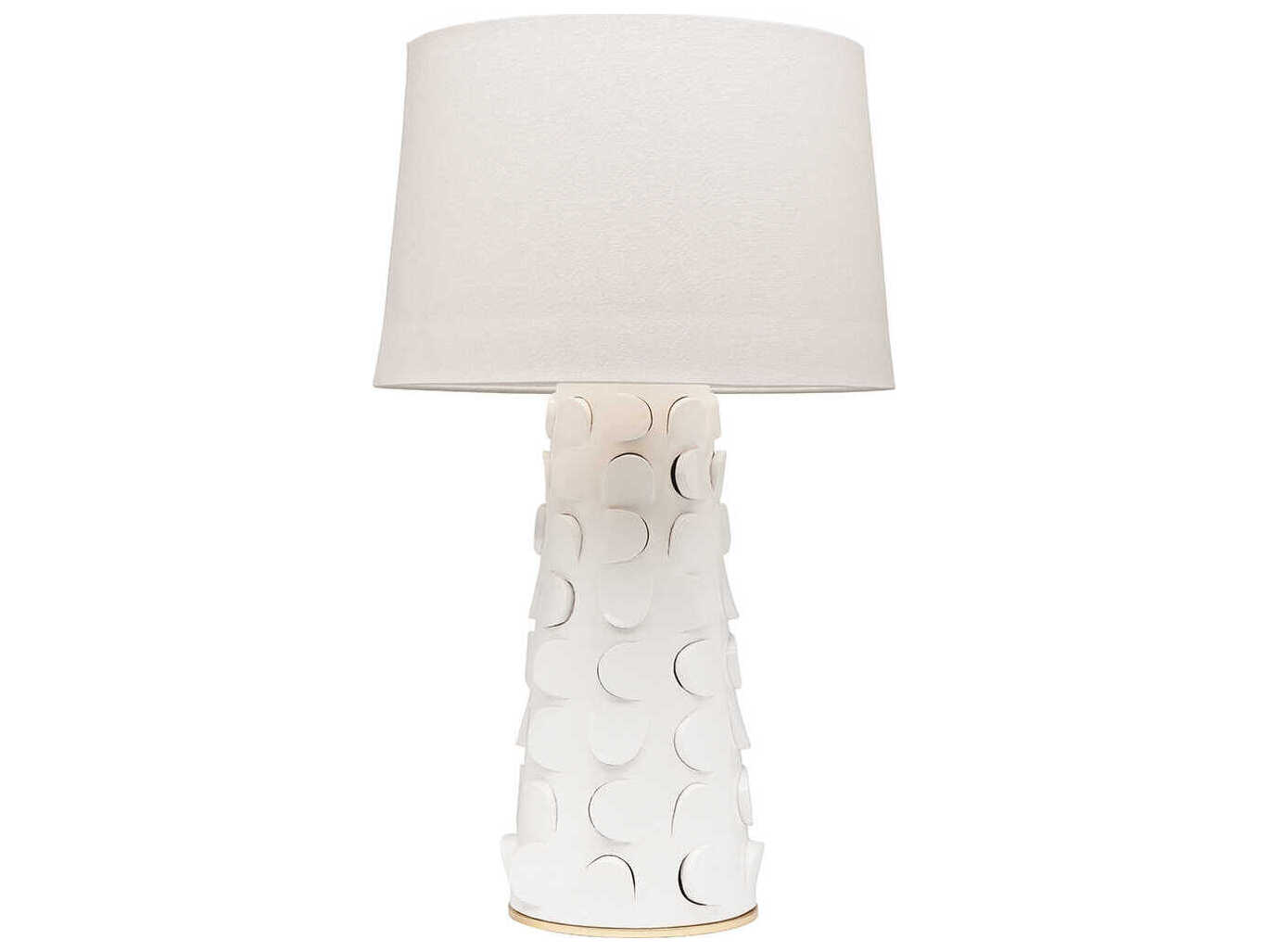 Mitzi Naomi White Lustro Gold Leaf Combo Buffet Lamp