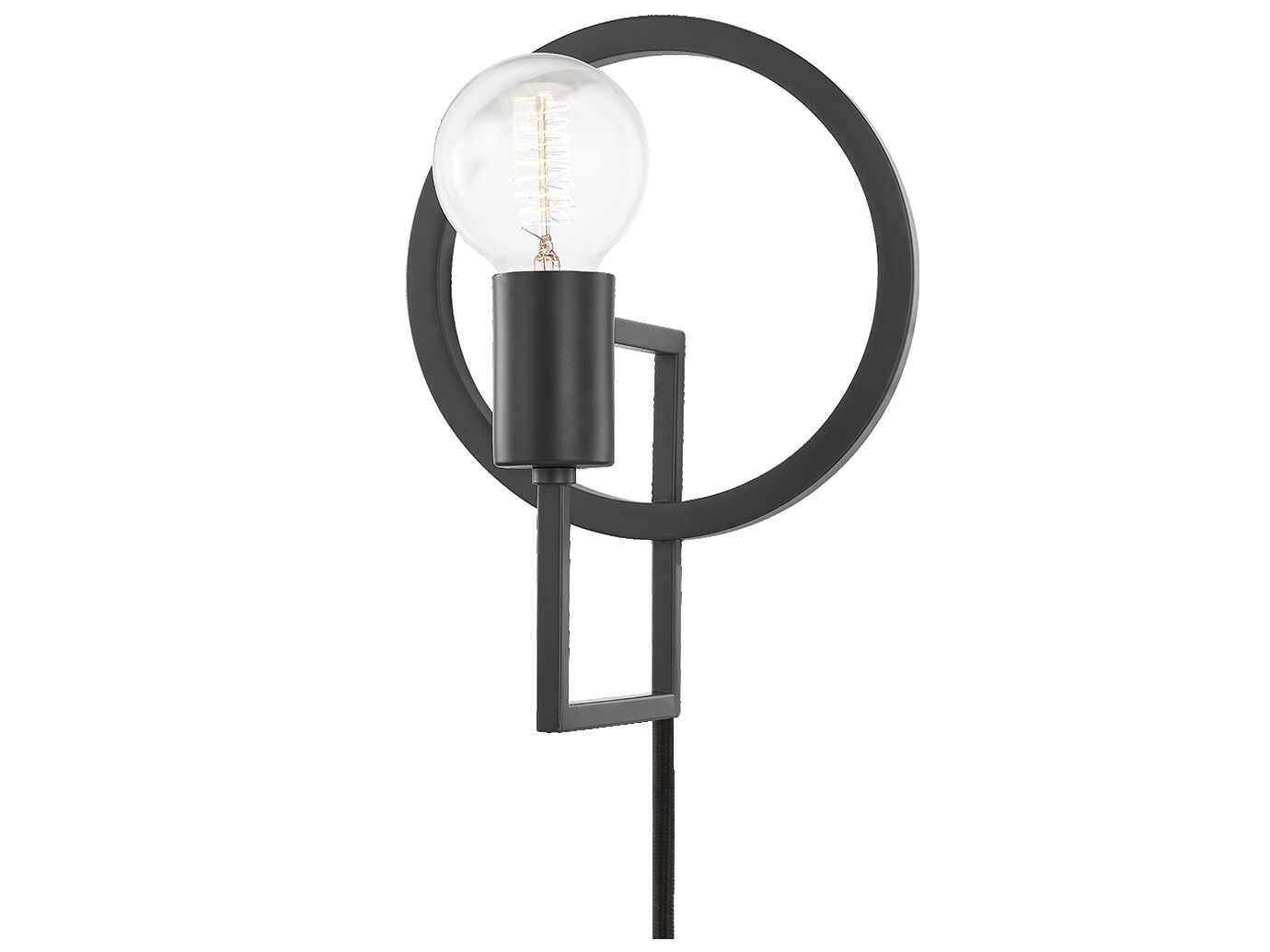 Mitzi Tory 1-Light Dark Gray Wall Sconce