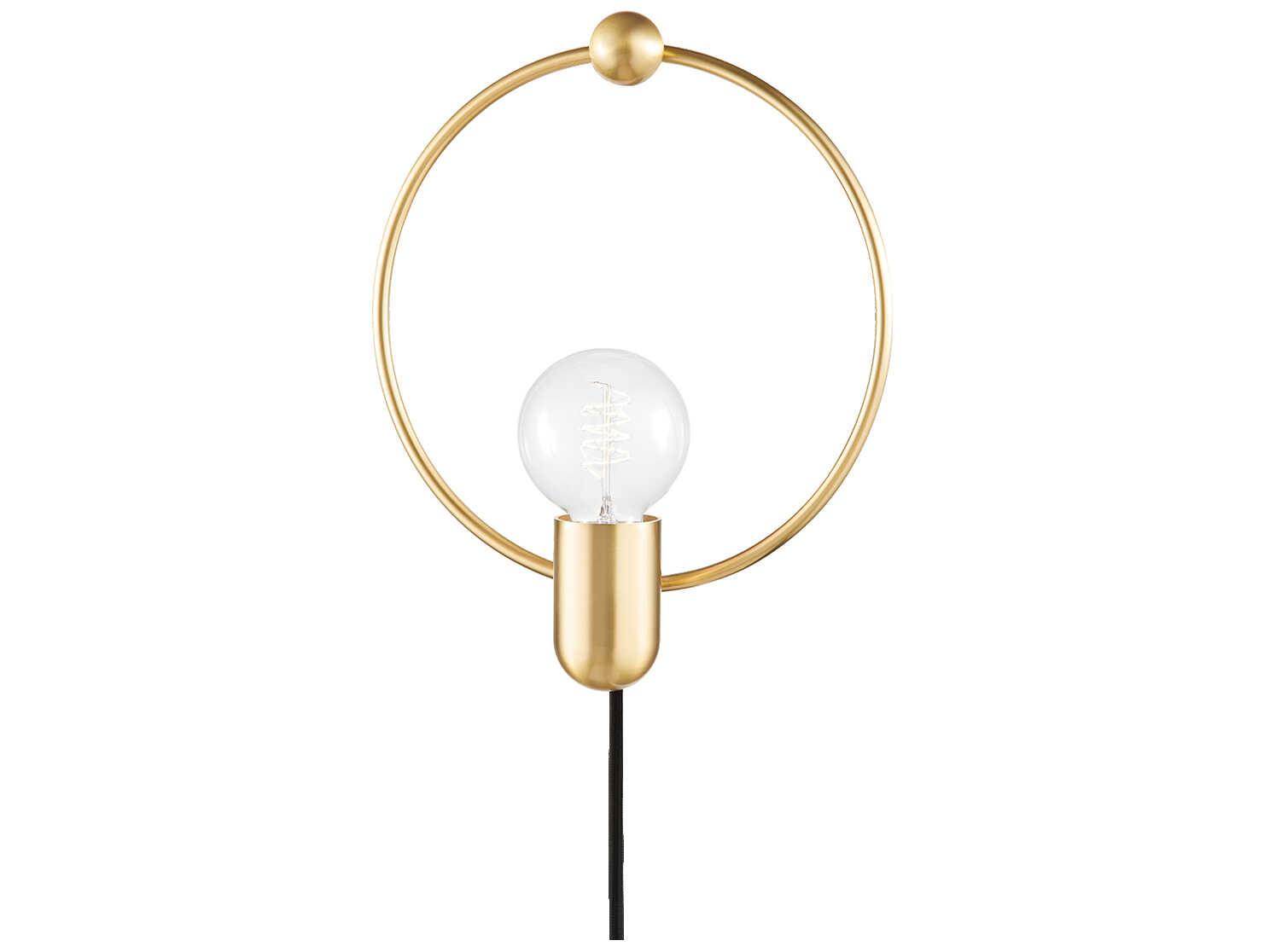 Mitzi Darcy 1-Light Aged Brass Wall Sconce