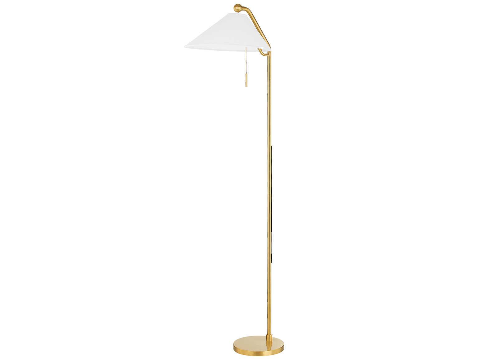 Mitzi Aisa Aged Brass Floor Lamp