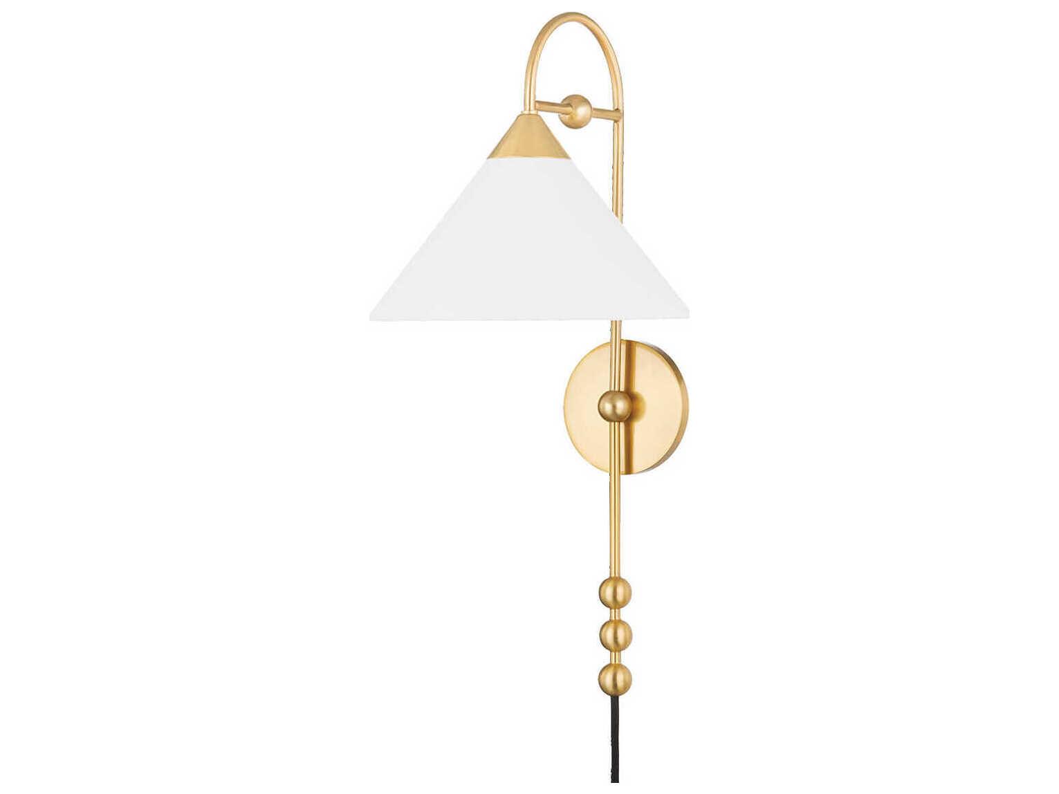 Mitzi Sang 1-Light Aged Brass Wall Sconce