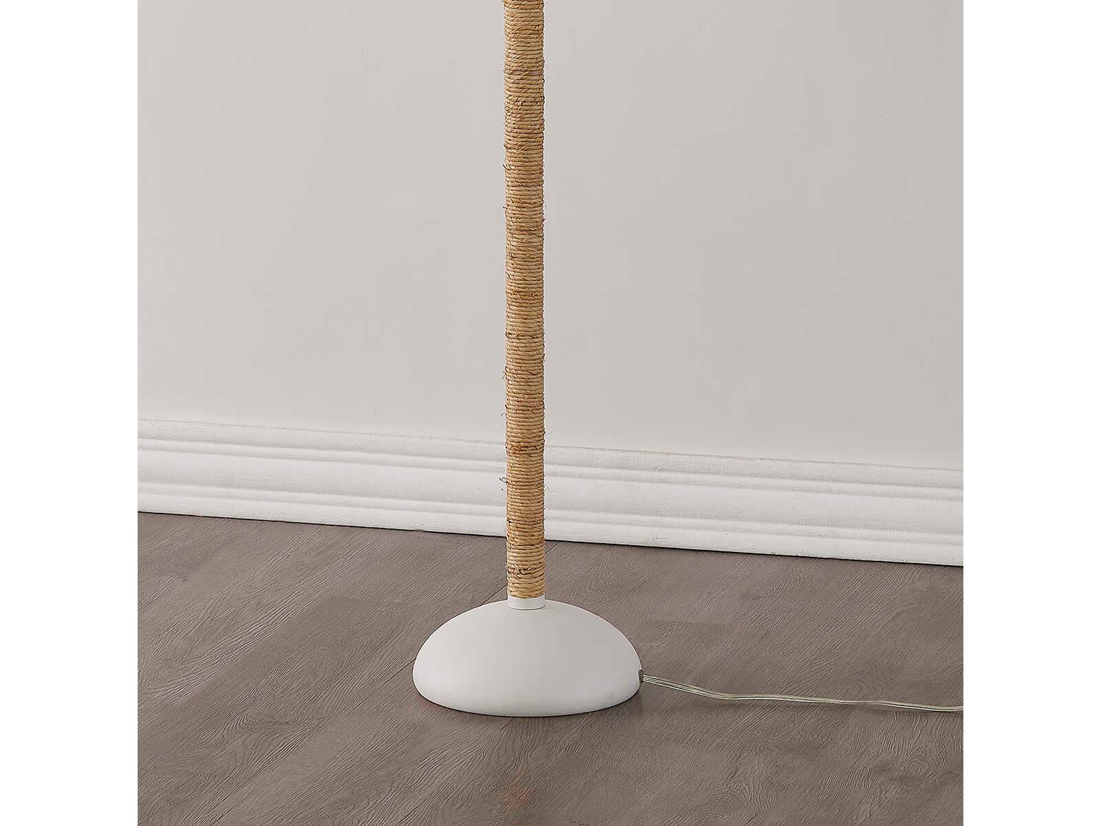 Mitzi Mariana Textured White Floor Lamp