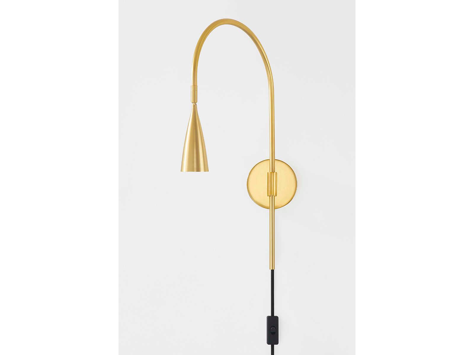 Mitzi Jenica 1-Light Aged Brass Wall Sconce
