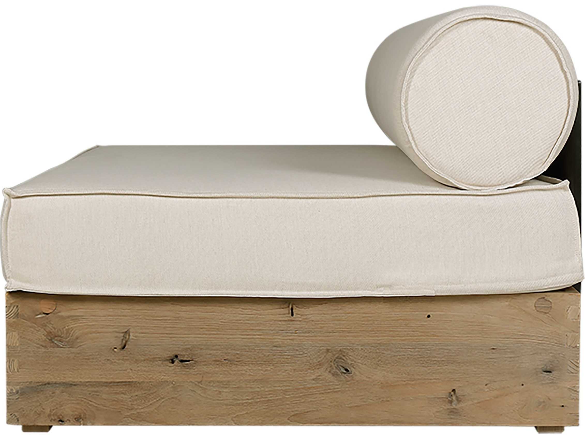 MamaGreen Aiko Teak Cushion Modular Patio Lounge Chair