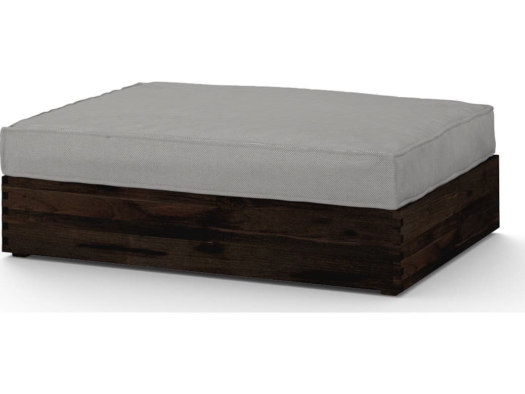 MamaGreen Aiko Teak Cushion Outdoor Patio Ottoman