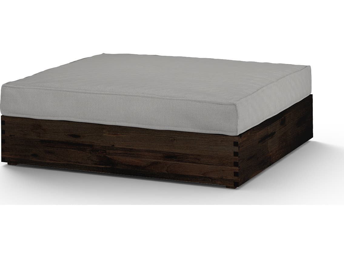 MamaGreen Aiko Teak Cushion Patio Ottoman