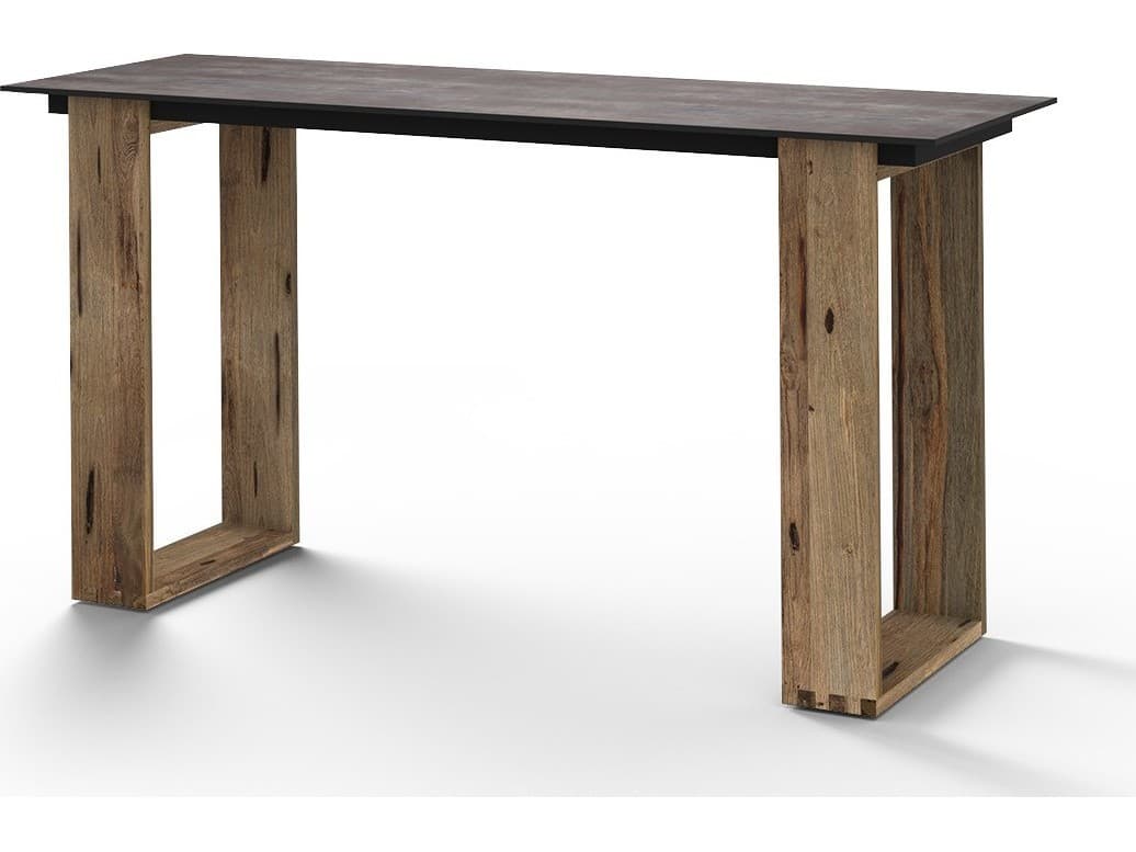 MamaGreen Aiko Teak Rectangular Patio Bar Table