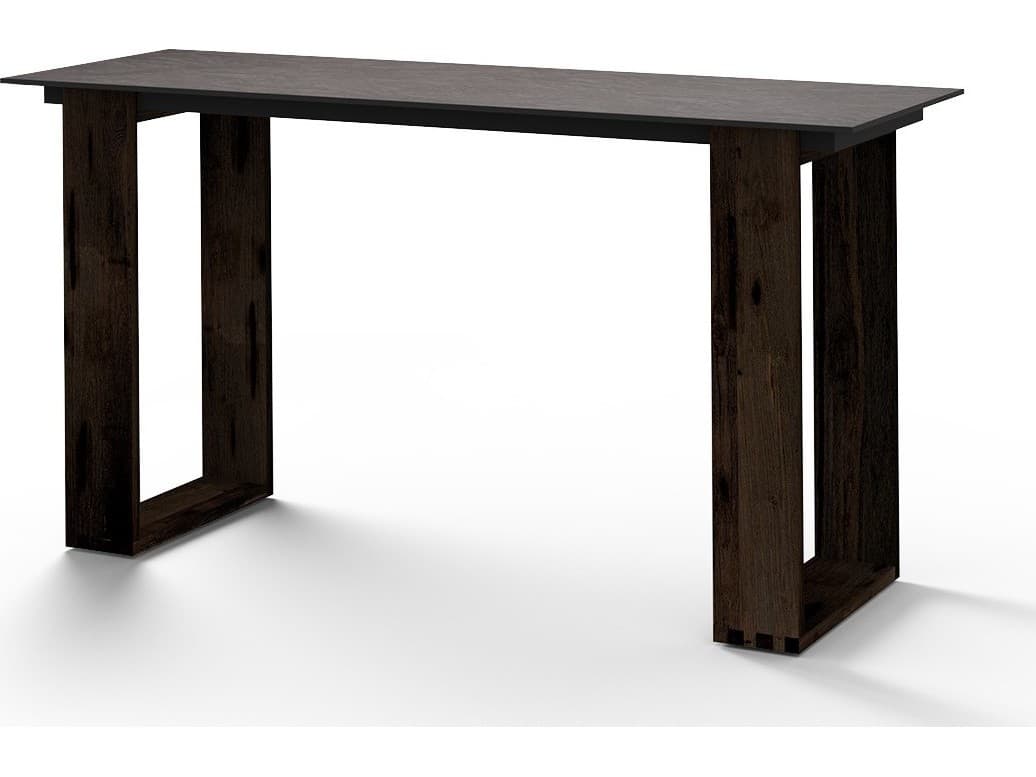 MamaGreen Aiko Teak Rectangular Patio Bar Table