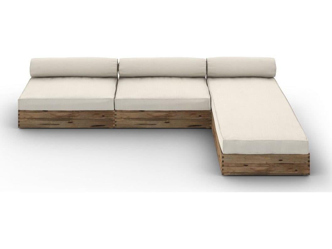 MamaGreen Aiko Teak Cushion Outdoor Lounge Set
