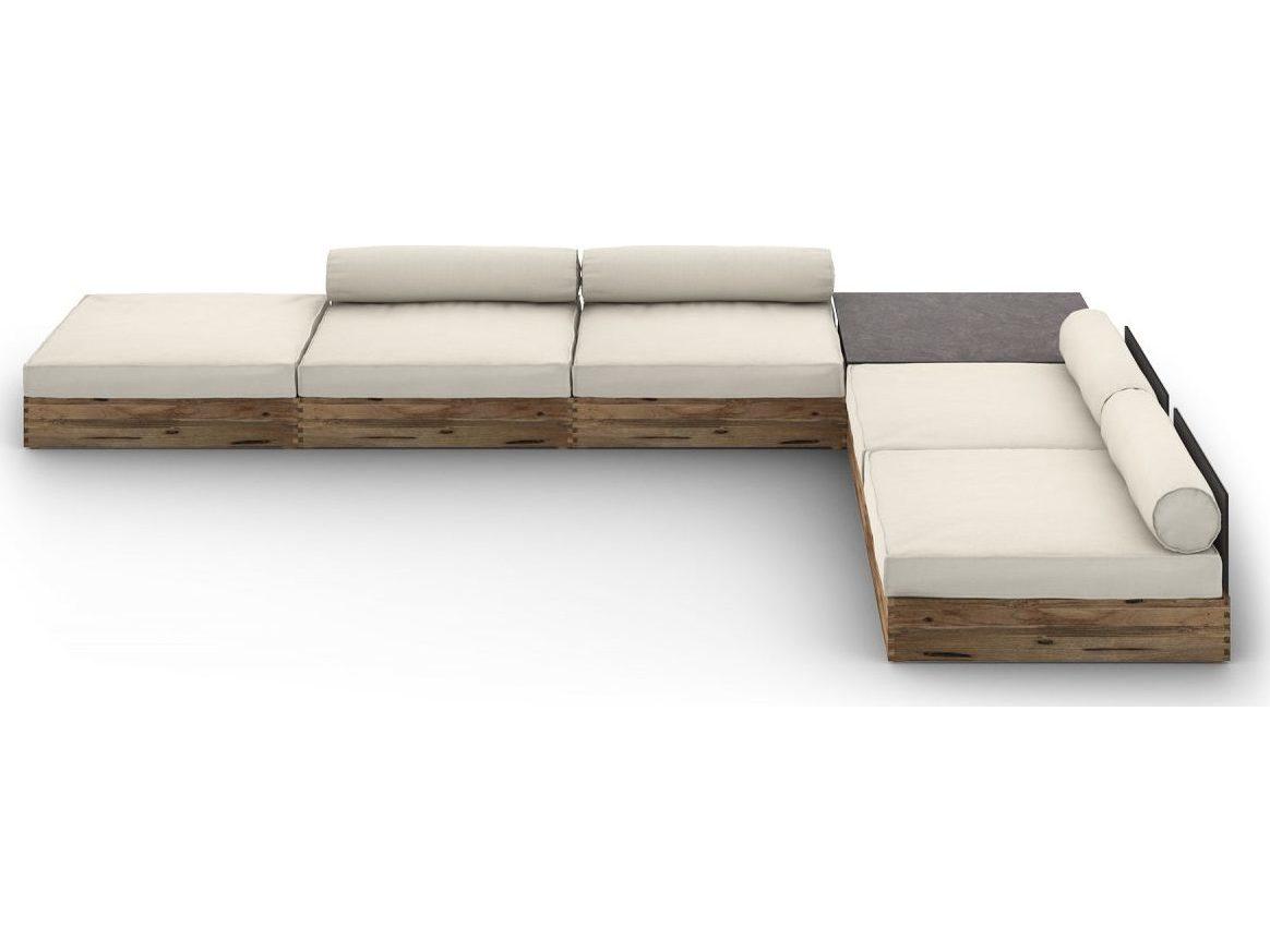 MamaGreen Aiko Teak Cushion Outdoor Lounge Set