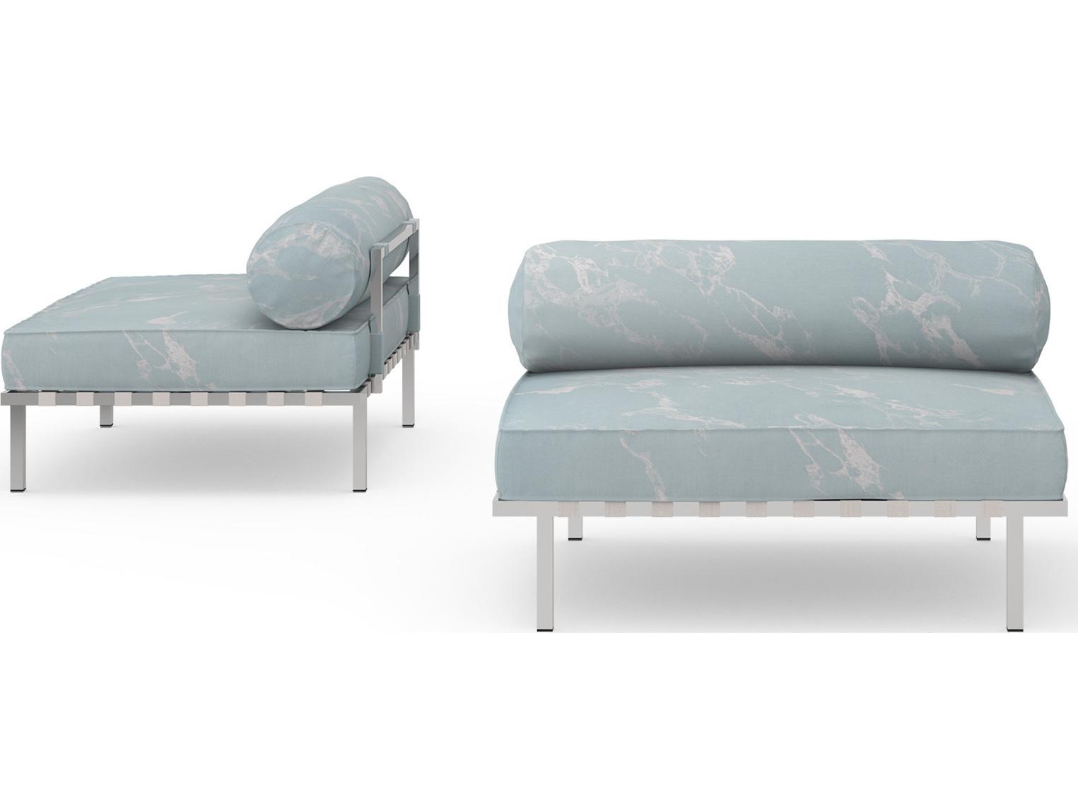 MamaGreen Albatross 316 Stainless Steel Sectional Modular Outdoor Patio Lounge Chair