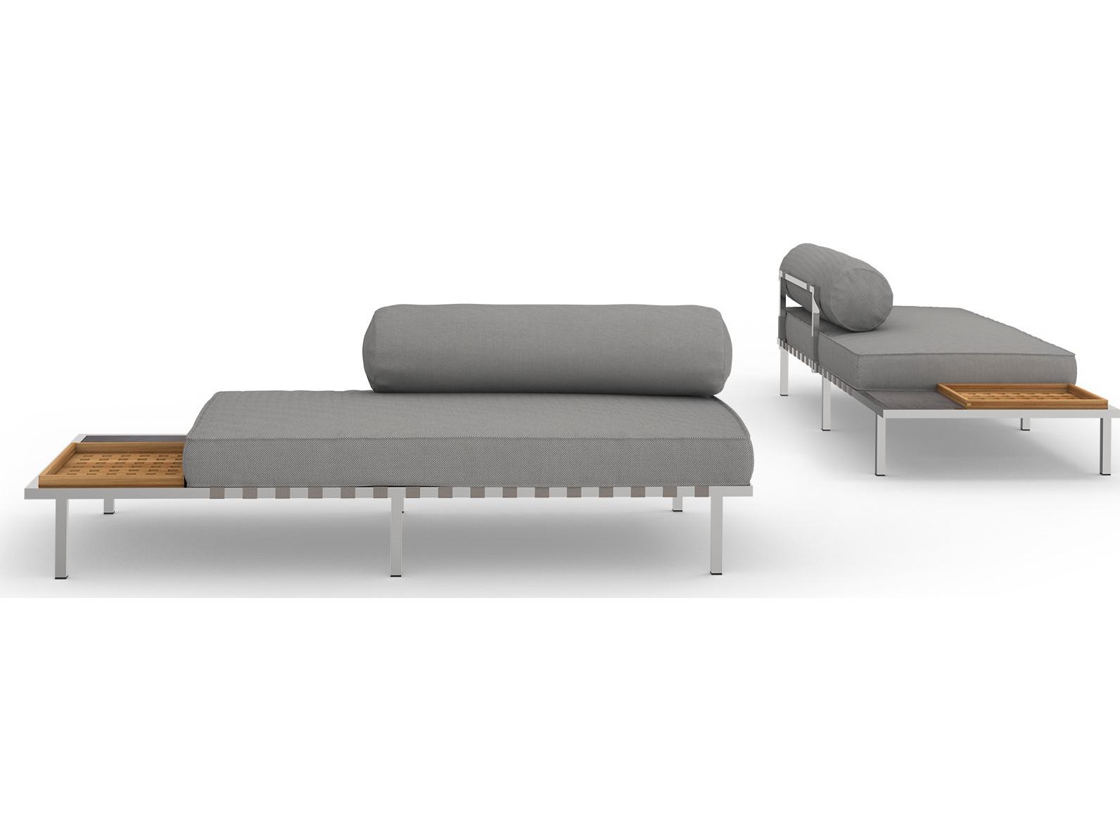 MamaGreen Albatross 316 Stainless Steel Sectional Right Hand Outdoor Patio Loveseat