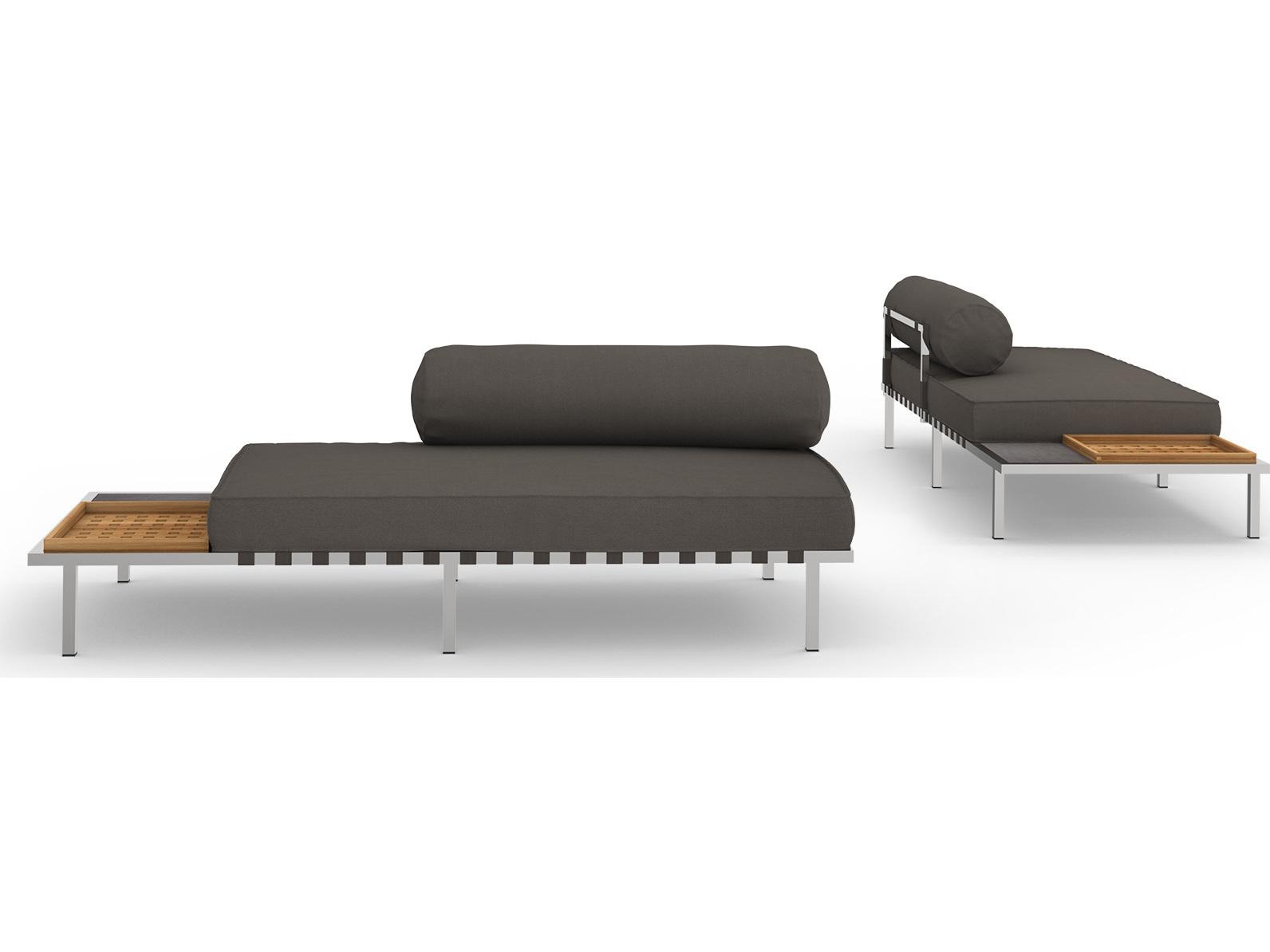 MamaGreen Albatross 316 Stainless Steel Sectional Right Hand Outdoor Patio Loveseat