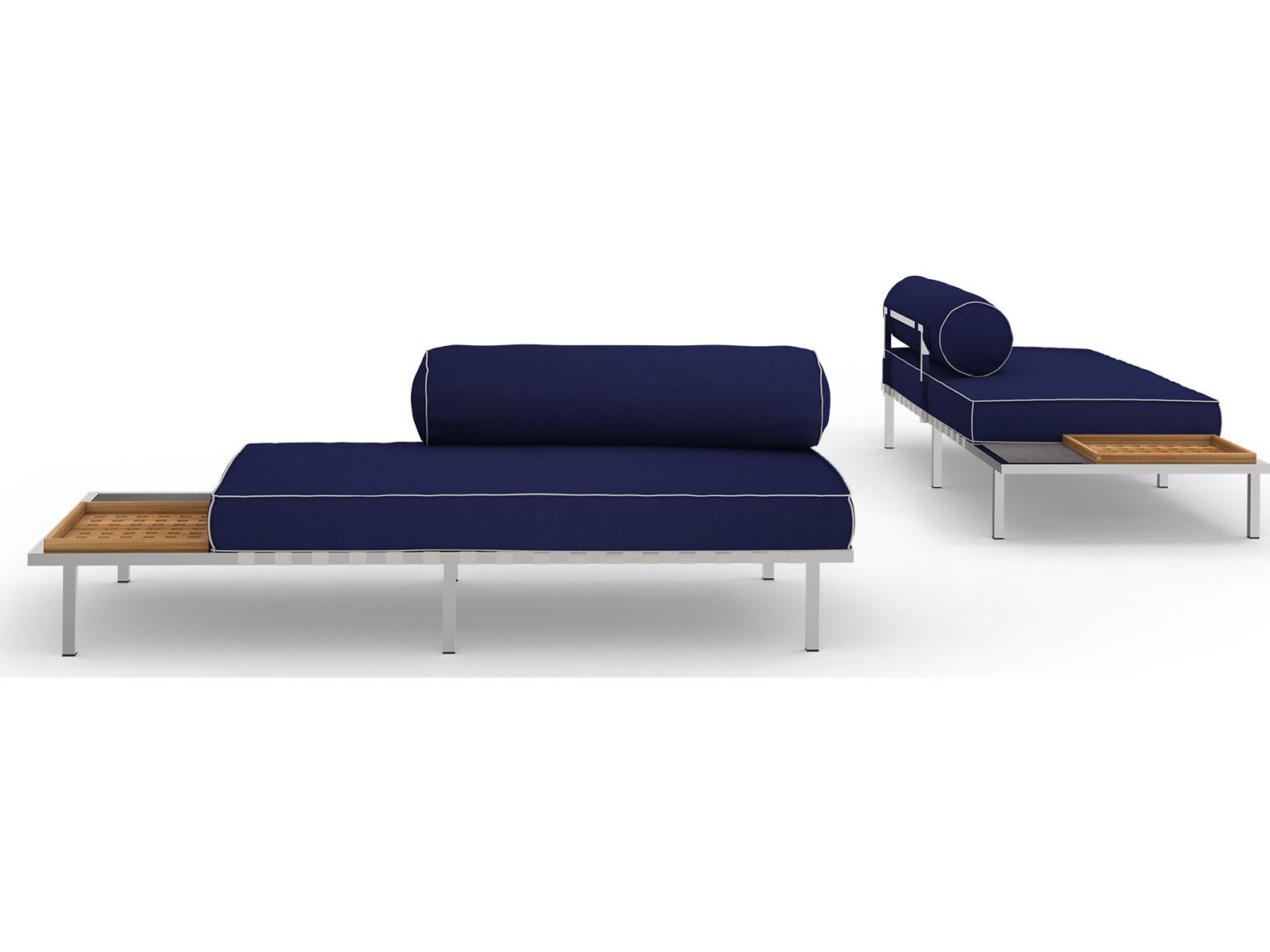 MamaGreen Albatross 316 Stainless Steel Sectional Right Hand Outdoor Patio Loveseat