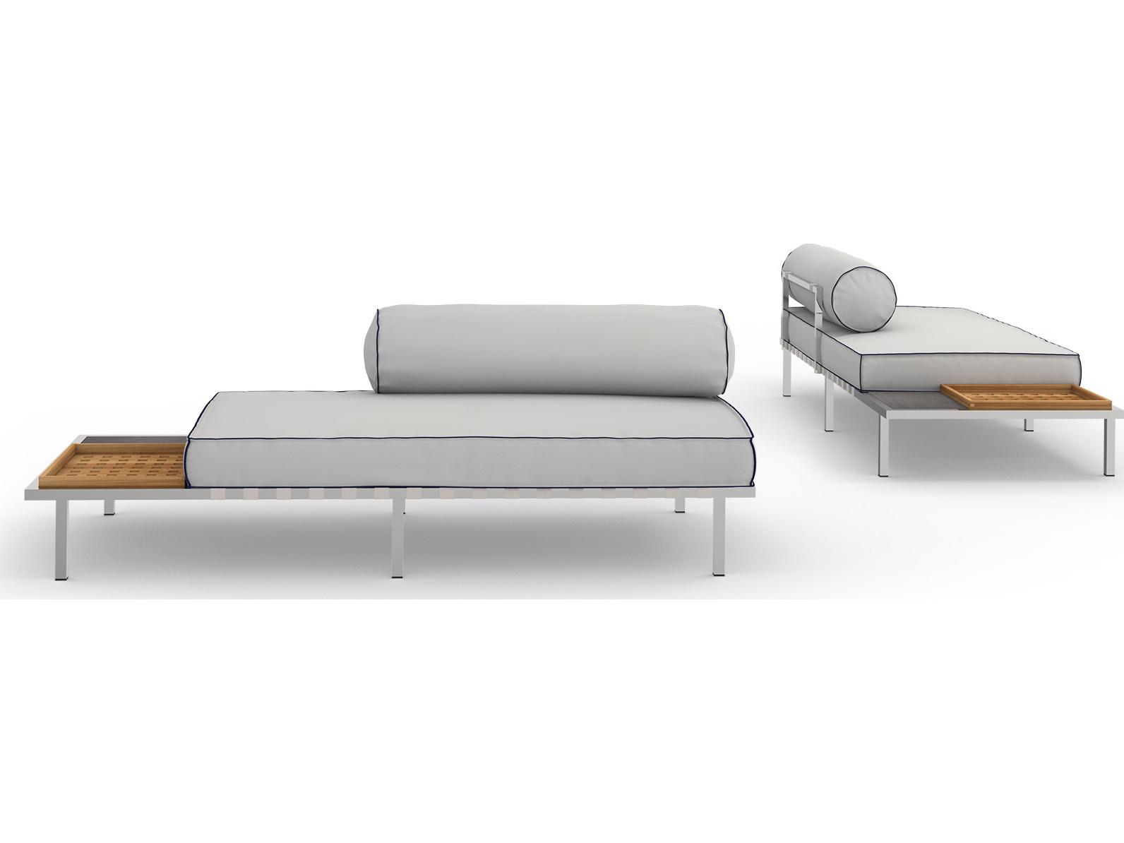 MamaGreen Albatross 316 Stainless Steel Sectional Right Hand Outdoor Patio Loveseat