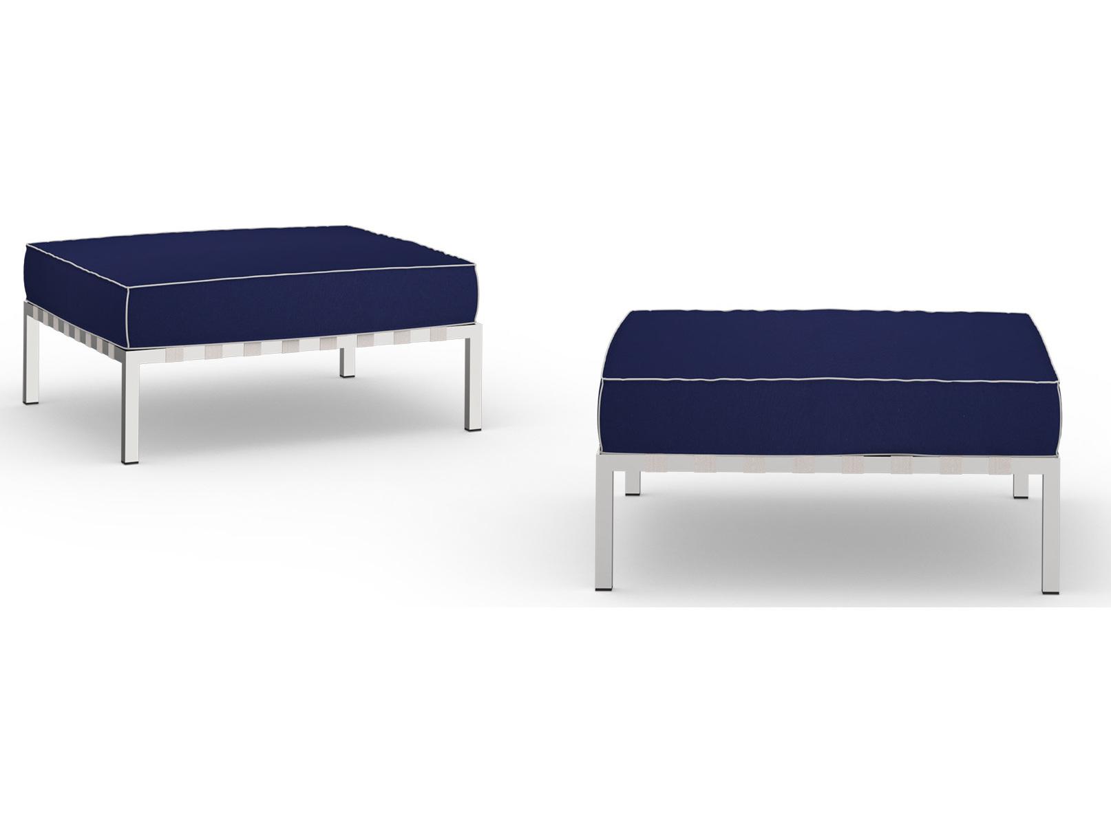 MamaGreen Albatross 316 Stainless Steel Sectional Outdoor Ottoman