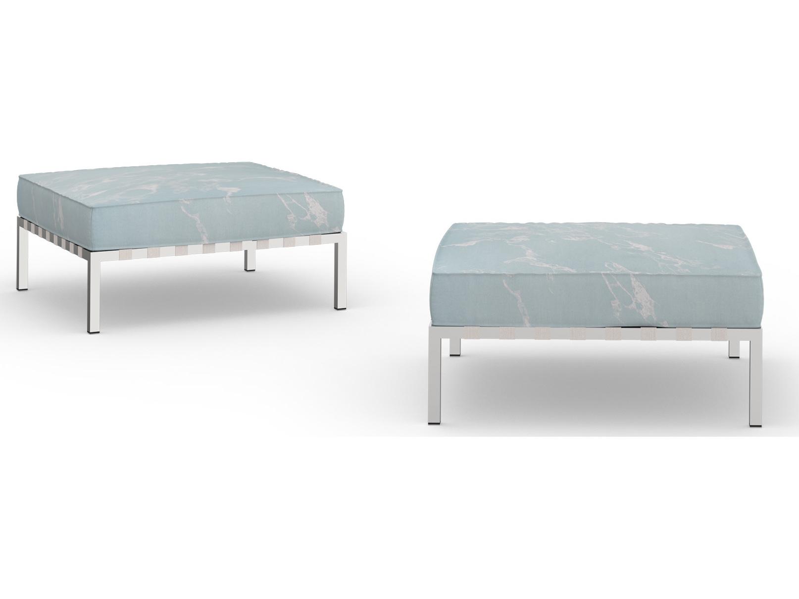 MamaGreen Albatross 316 Stainless Steel Sectional Outdoor Ottoman