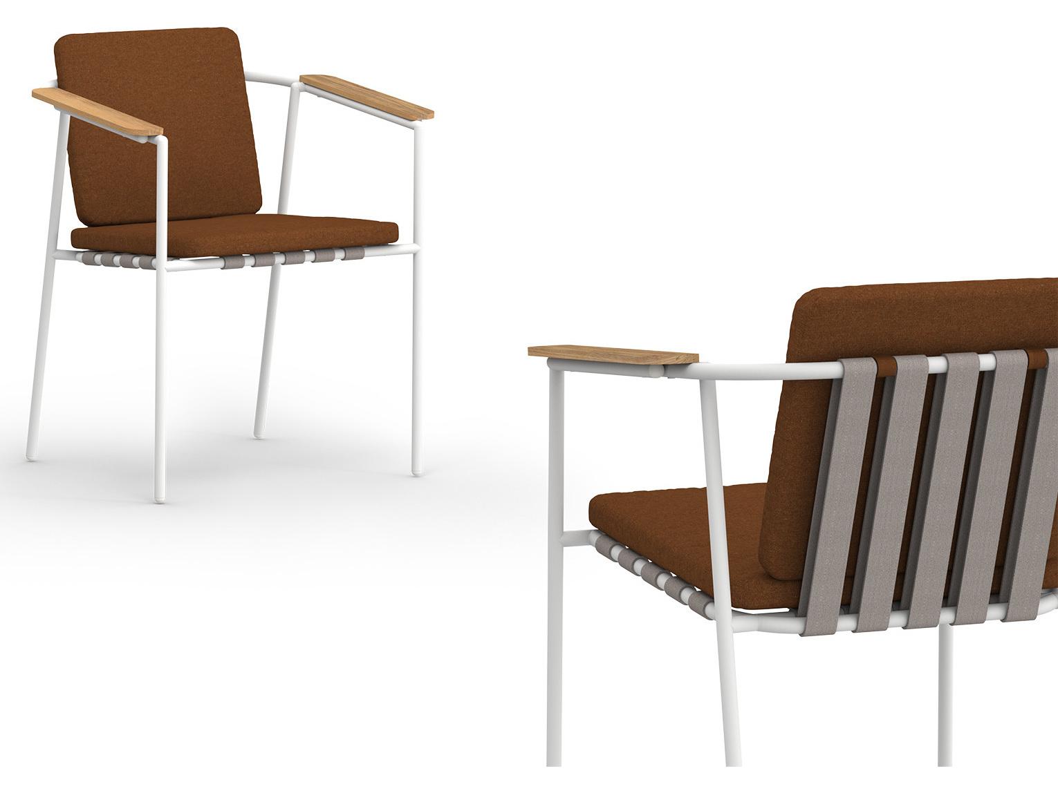 MamaGreen Albatross 304 Stainless Steel Patio Dining Arm Chair