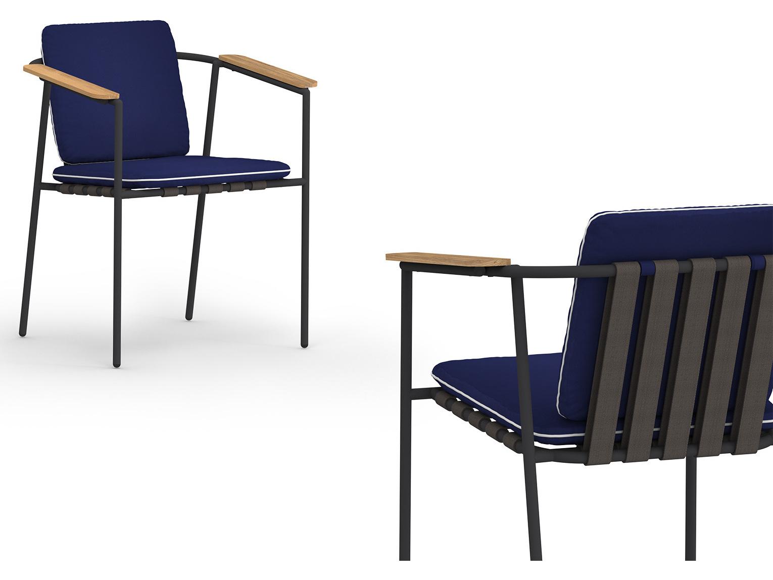 MamaGreen Albatross 304 Stainless Steel Patio Dining Arm Chair