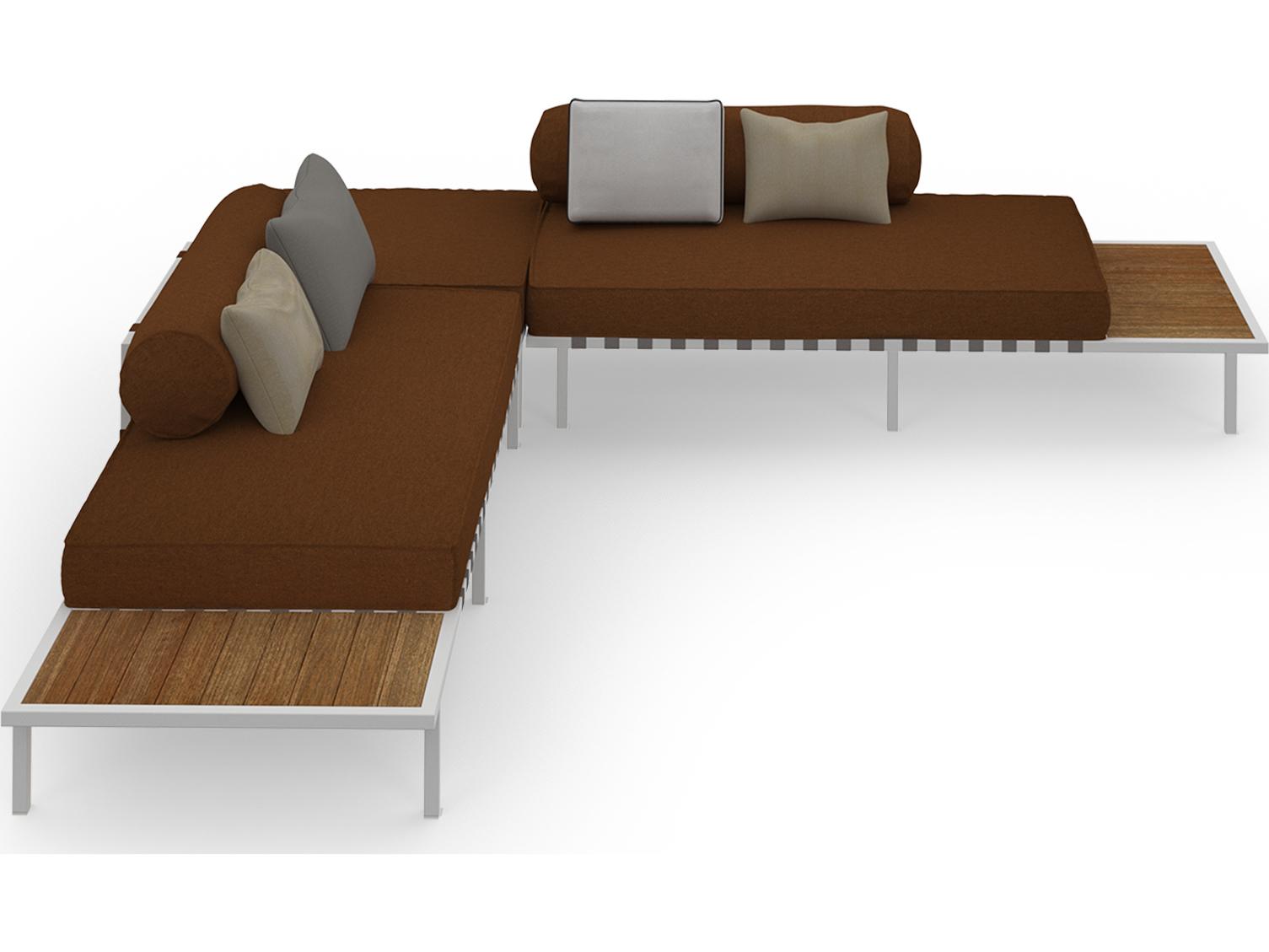 MamaGreen Albatross 316 Stainless Steel Sectional Patio Lounge Set