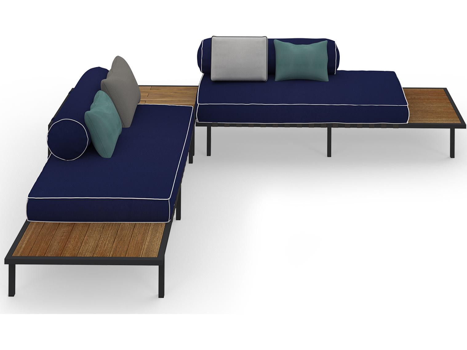 MamaGreen Albatross 316 Stainless Steel Sectional Outdoor Lounge Set