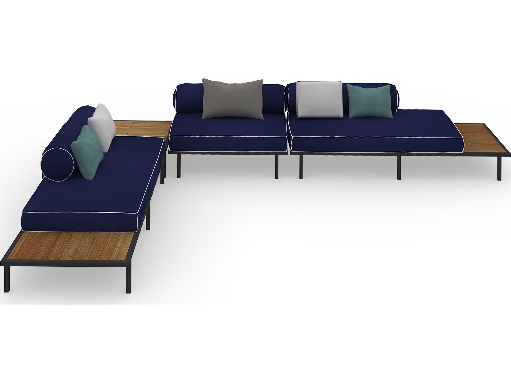 MamaGreen Albatross 316 Stainless Steel Sectional Patio Lounge Set