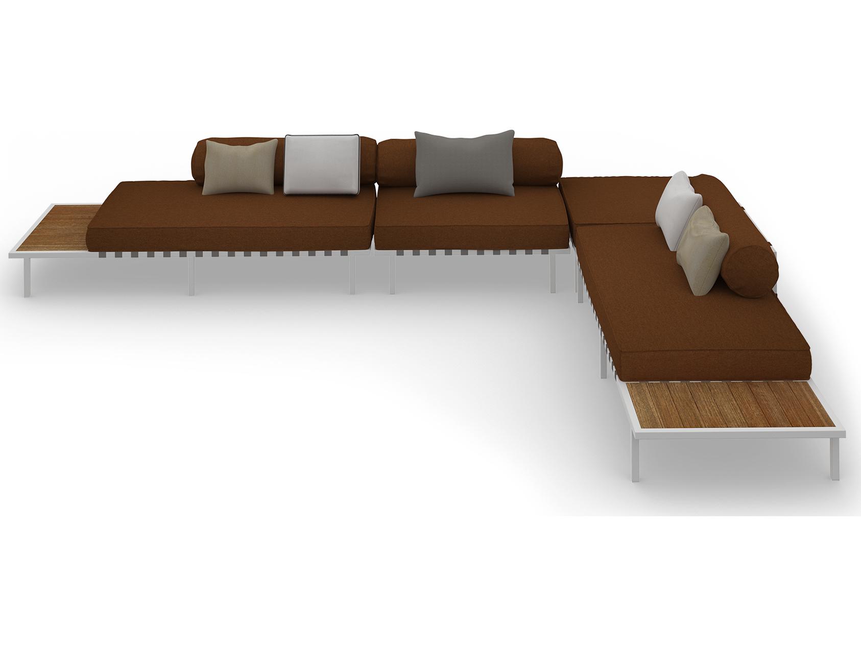 MamaGreen Albatross 316 Stainless Steel Sectional Outdoor Lounge Set