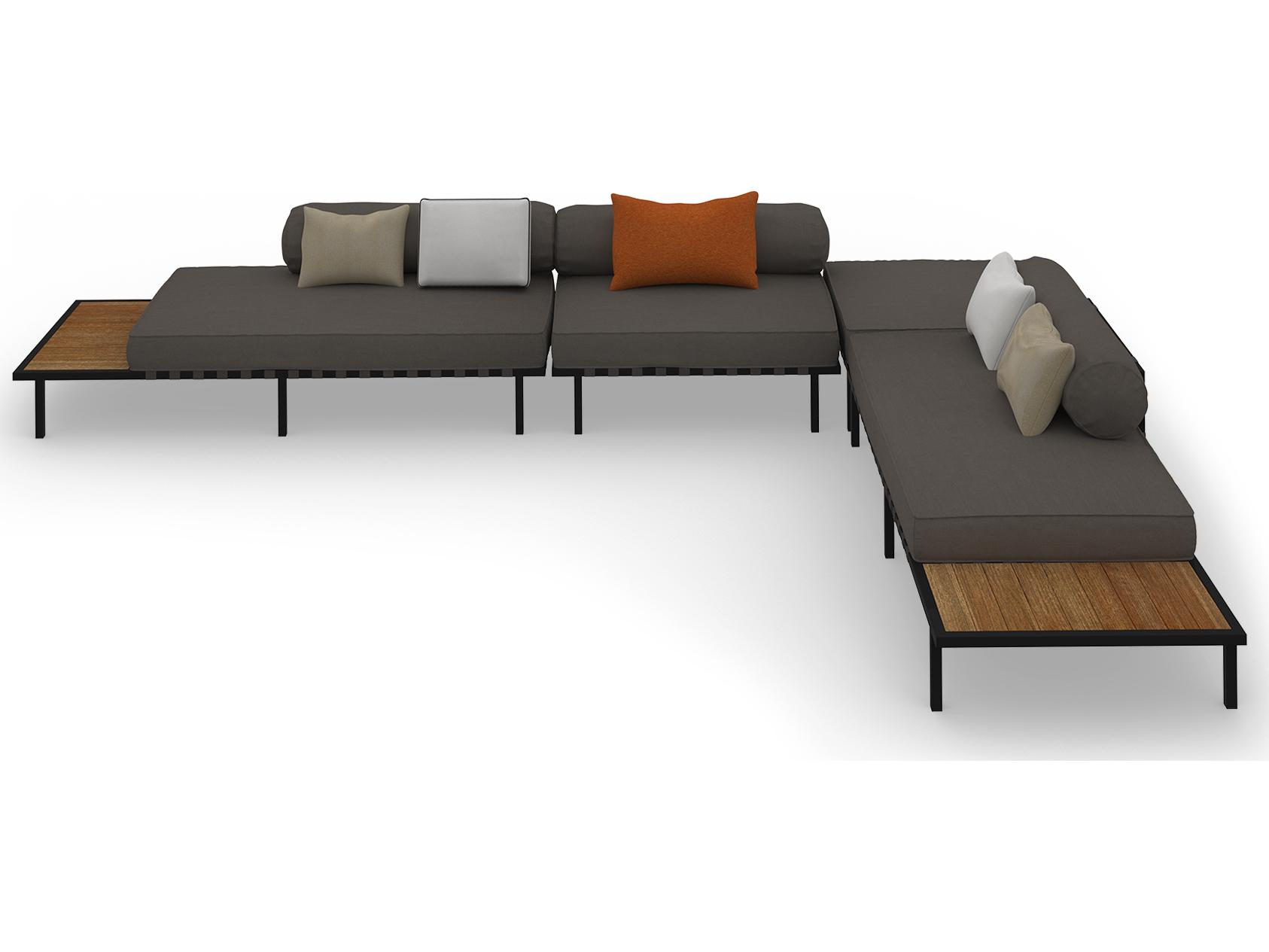 MamaGreen Albatross 316 Stainless Steel Sectional Outdoor Lounge Set