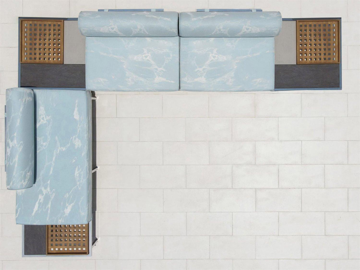 MamaGreen Albatross 316 Stainless Steel Sectional Outdoor Patio Lounge Set