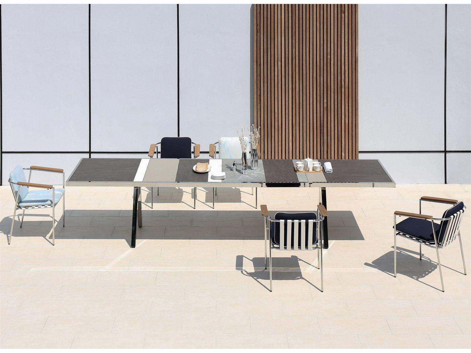 MamaGreen Albatross Stainless Steel Outdoor Dining Set