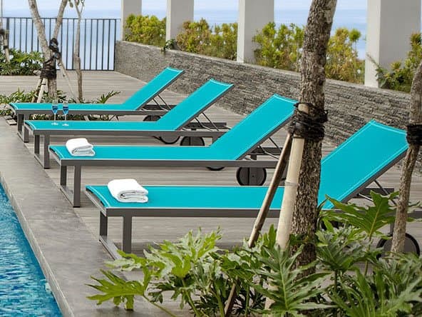 MamaGreen Allux Aluminum Outdoor Patio Lounge Set