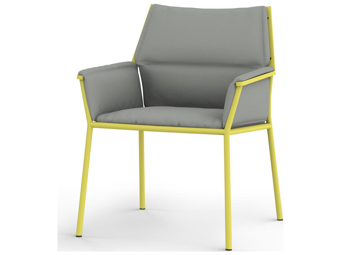 MamaGreen Andy Aluminum Outdoor Dining Arm Chair