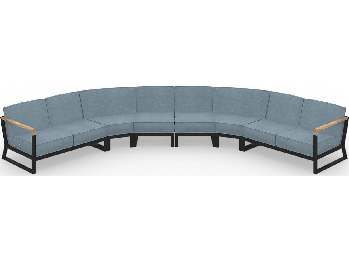 MamaGreen Bondi Beau Aluminum Sectional Patio Lounge Set
