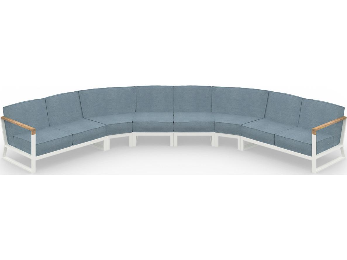 MamaGreen Bondi Beau Aluminum Sectional Patio Lounge Set