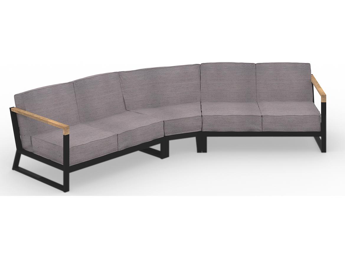 MamaGreen Bondi Beau Aluminum Sectional Outdoor Patio Lounge Set