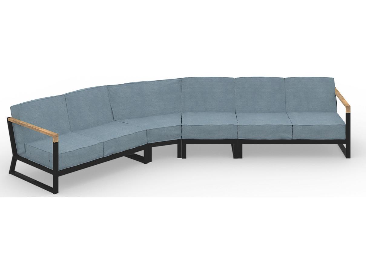 MamaGreen Bondi Beau Aluminum Sectional Outdoor Lounge Set