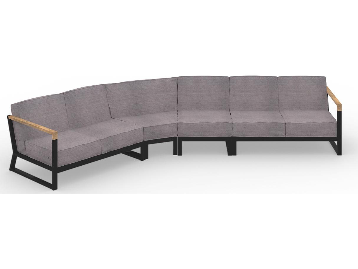 MamaGreen Bondi Beau Aluminum Sectional Outdoor Lounge Set