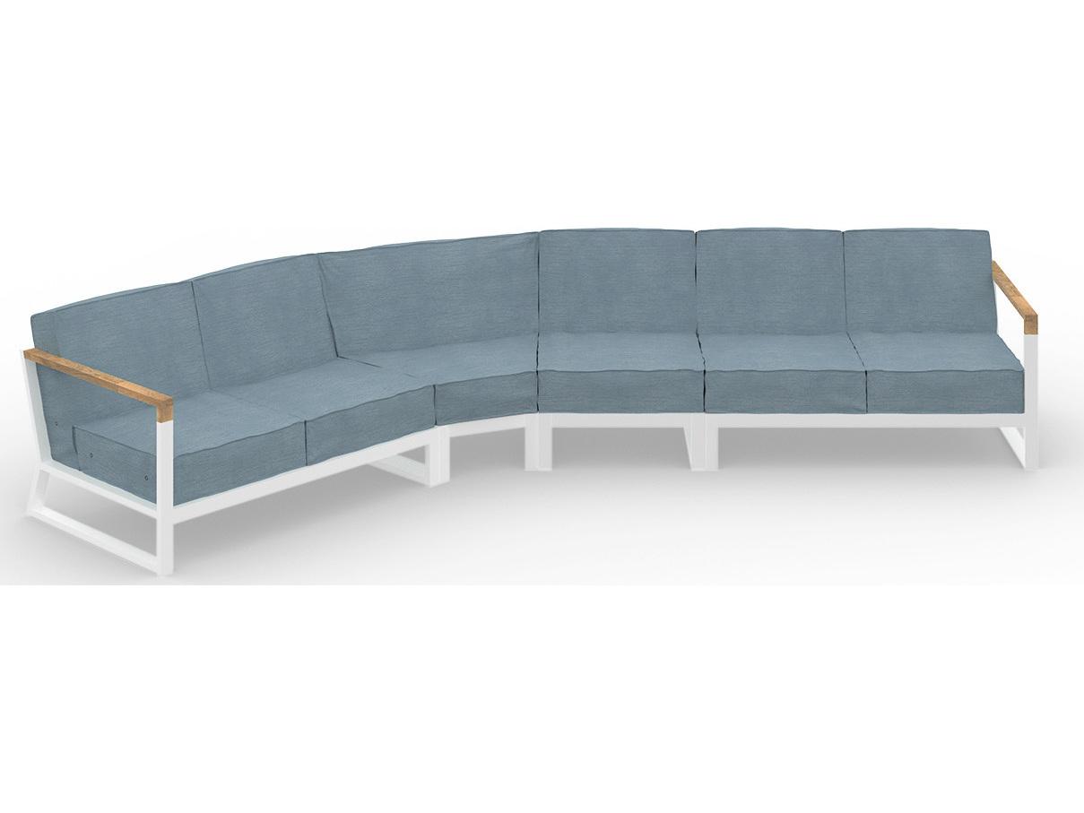 MamaGreen Bondi Beau Aluminum Sectional Outdoor Lounge Set