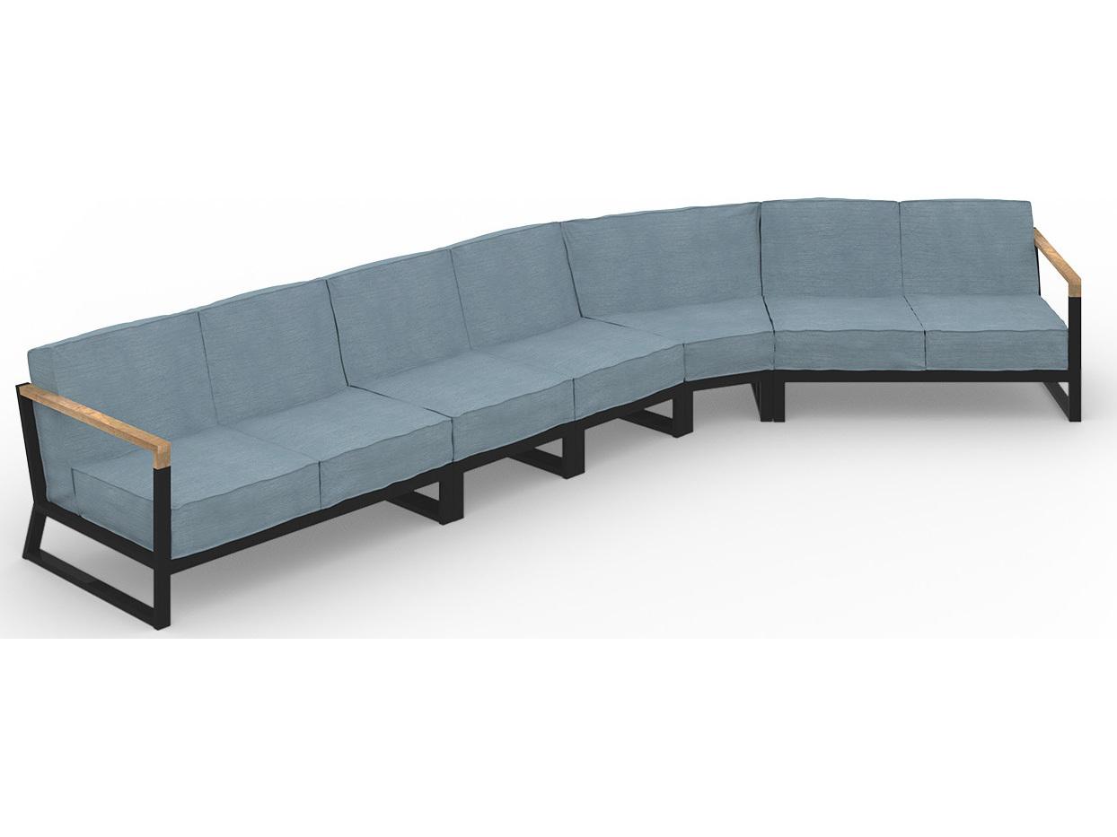 MamaGreen Bondi Beau Aluminum Sectional Outdoor Patio Lounge Set