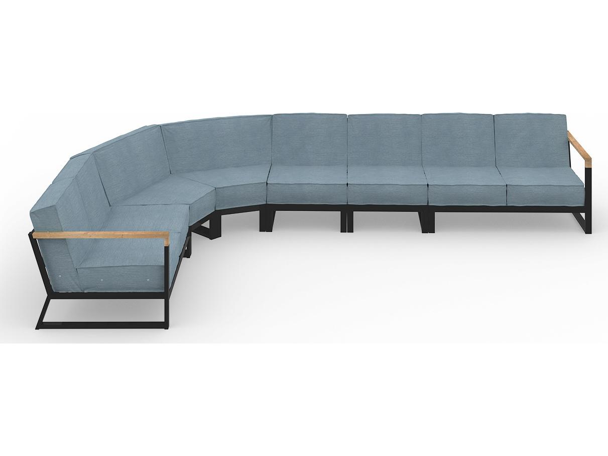 MamaGreen Bondi Beau Aluminum Sectional Patio Lounge Set